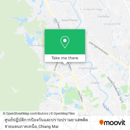 ศูนย์ปฏิบัติการป้องกันและปราบปรามยาเสพติดชายแดนภาคเหนือ map