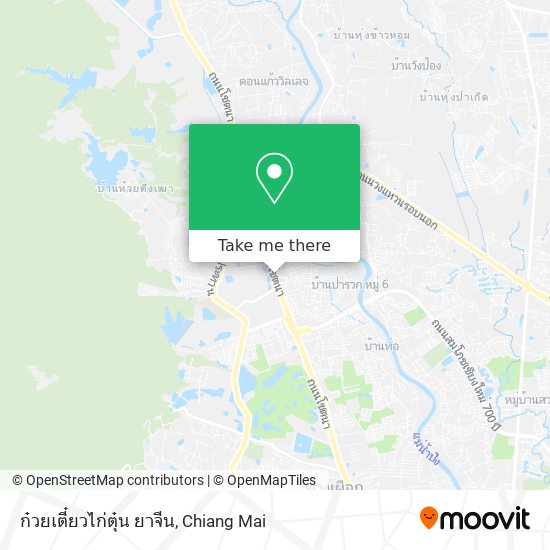 ก๋วยเตี๋ยวไก่ตุ๋น ยาจีน map