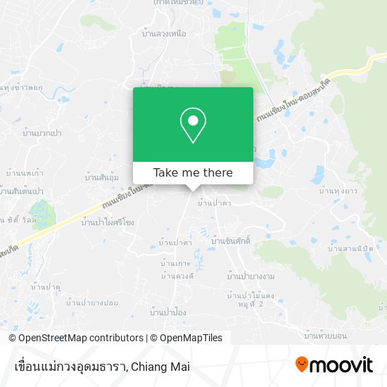 เขื่อนแม่กวงอุดมธารา map