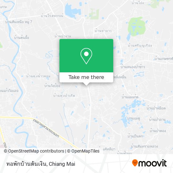 หอพักบ้านต้นเงิน map