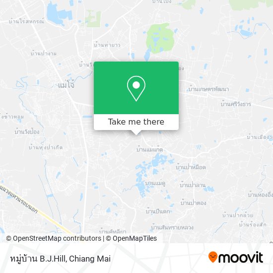 หมู่บ้าน B.J.Hill map