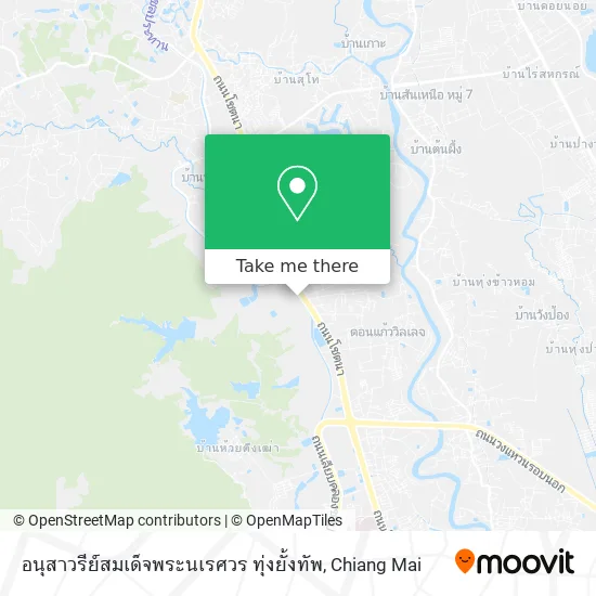 อนุสาวรีย์สมเด็จพระนเรศวร ทุ่งยั้งทัพ map
