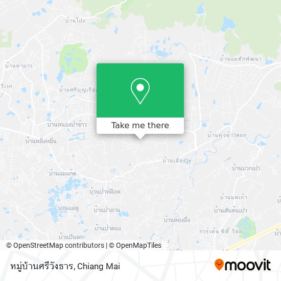 หมู่บ้านศรีวังธาร map