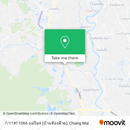 7 / 11#11066 แม่ริม4 (บ้านท้องฝ้าย) map