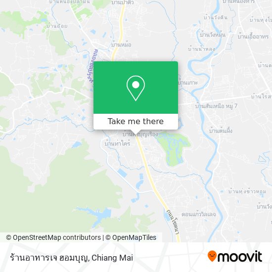 ร้านอาหารเจ ฮอมบุญ map