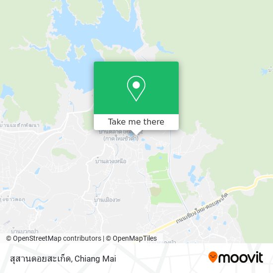 สุสานดอยสะเก็ด map