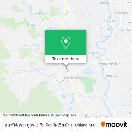 สถานีตำรวจภูธรแม่ริม จังหวัดเชียงใหม่ map