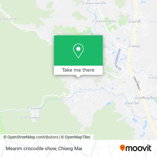 Mearim crocodile show map