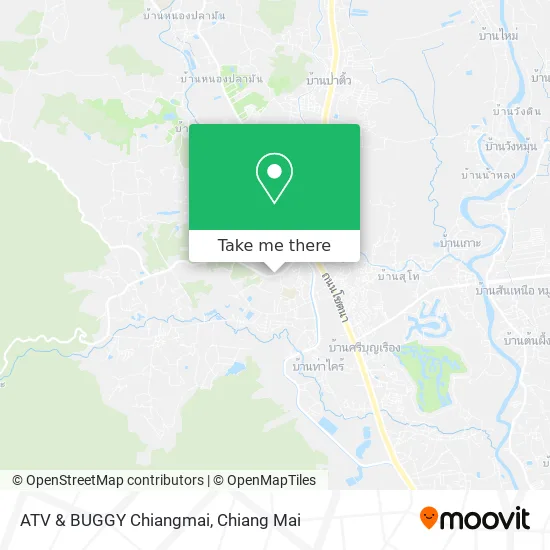 ATV & Buggy Chiang Mai map