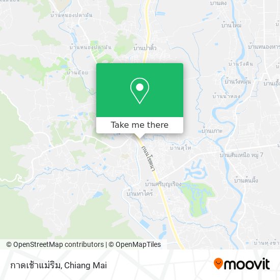 กาดเช้าแม่ริม map