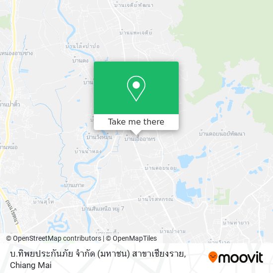 บ.ทิพยประกันภัย จำกัด (มหาชน) สาขาเชียงราย map