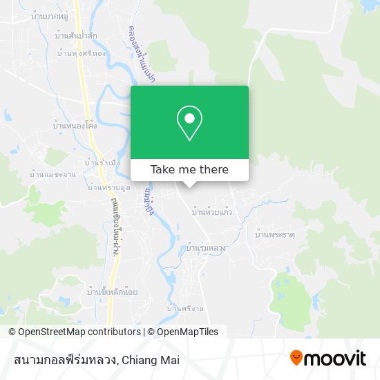 สนามกอลฟ์ร่มหลวง map