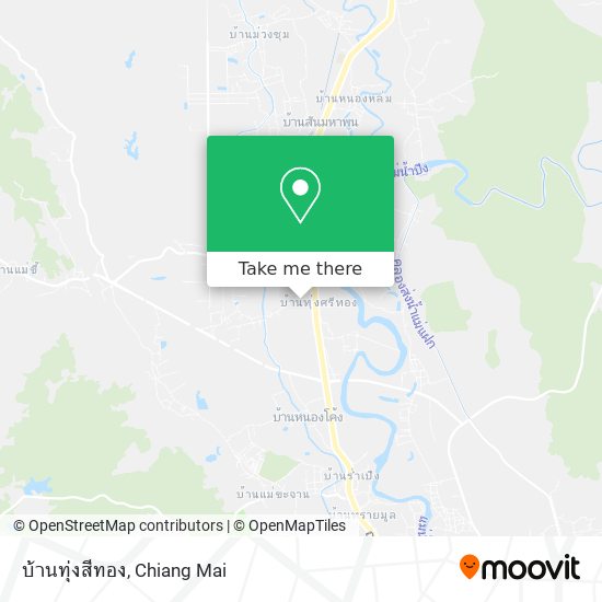บ้านทุ่งสีทอง map