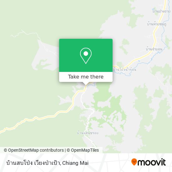 บ้านสบโป่ง เวียงป่าเป้า map
