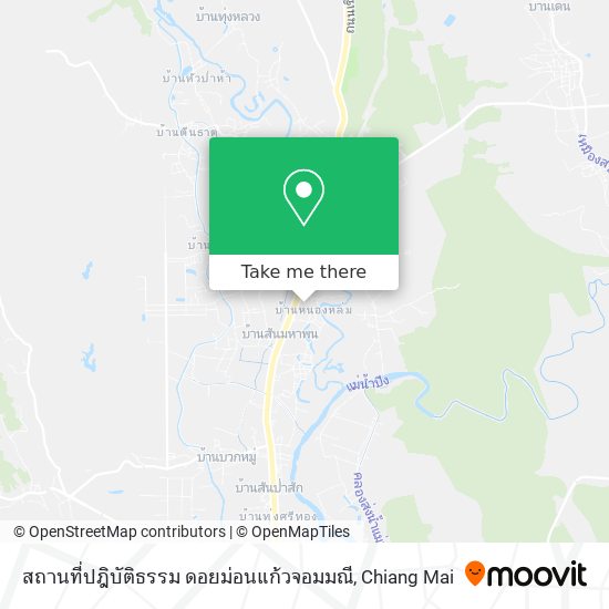 สถานที่ปฎิบัติธรรม ดอยม่อนแก้วจอมมณี map
