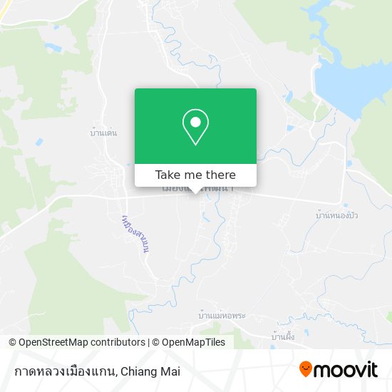 กาดหลวงเมืองแกน map