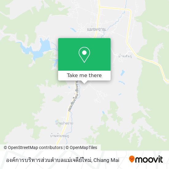 องค์การบริหารส่วนตำบลแม่เจดีย์ใหม่ map