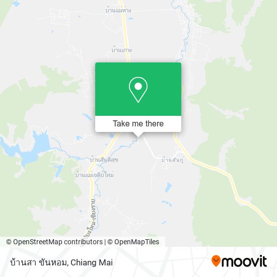 บ้านสา ขันหอม map