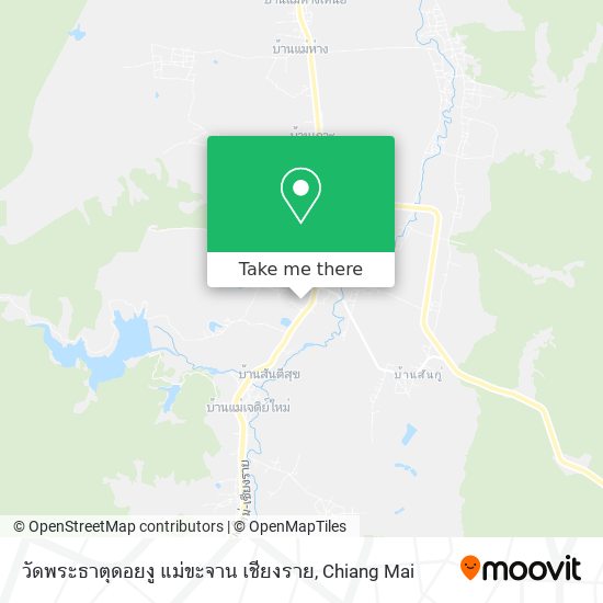 วัดพระธาตุดอยงู แม่ขะจาน เชียงราย map