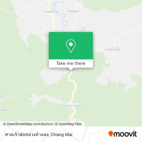 ศาลเจ้าพ่อหลวงคำแดง map