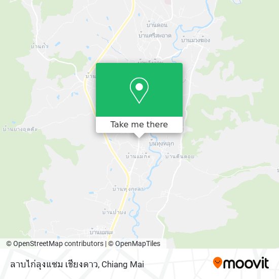 ลาบไก่ลุงแซม เชียงดาว map