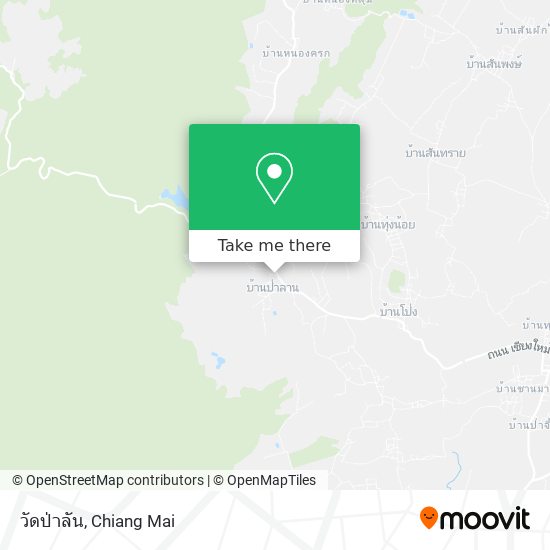 วัดป่าลัน map
