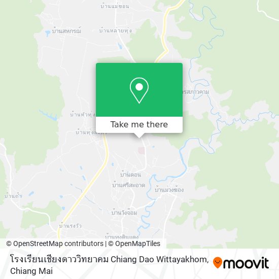 โรงเรียนเชียงดาววิทยาคม Chiang Dao Wittayakhom map