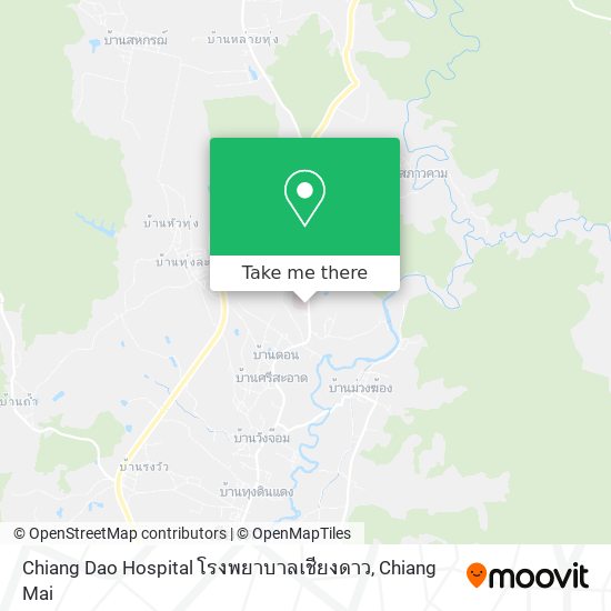 Chiang Dao Hospital โรงพยาบาลเชียงดาว map