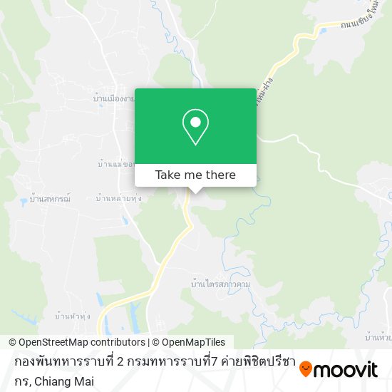 กองพันทหารราบที่ 2 กรมทหารราบที่7 ค่ายพิชิตปรีชากร map