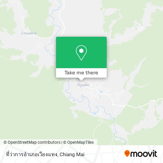 ที่ว่าการอำเภอเวียงแหง map