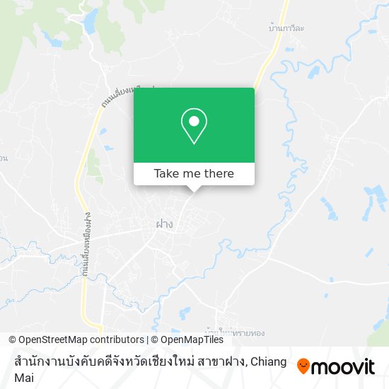 สำนักงานบังคับคดีจังหวัดเชียงใหม่ สาขาฝาง map