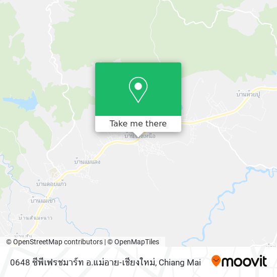 0648 ซีพีเฟรชมาร์ท อ.แม่อาย-เชียงใหม่ map