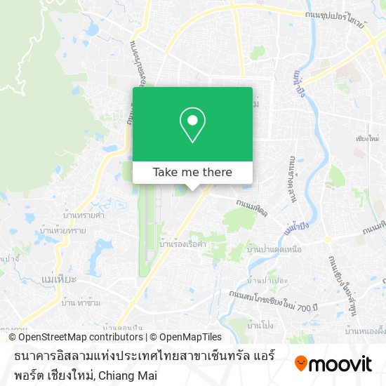 ธนาคารอิสลามแห่งประเทศไทยสาขาเซ็นทรัล แอร์พอร์ต เชียงใหม่ map