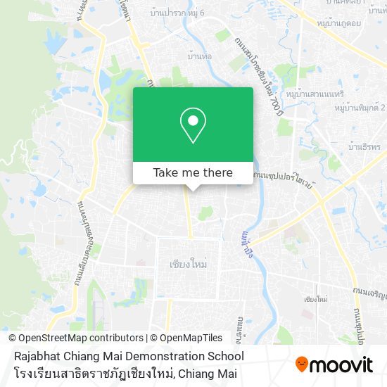 Rajabhat Chiang Mai Demonstration School โรงเรียนสาธิตราชภัฏเชียงใหม่ map