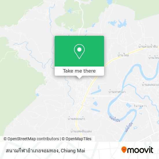 สนามกีฬาอำเภอจอมทอง map