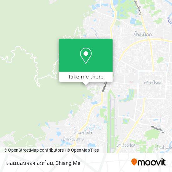 ดอยม่อนจอง อมก๋อย map