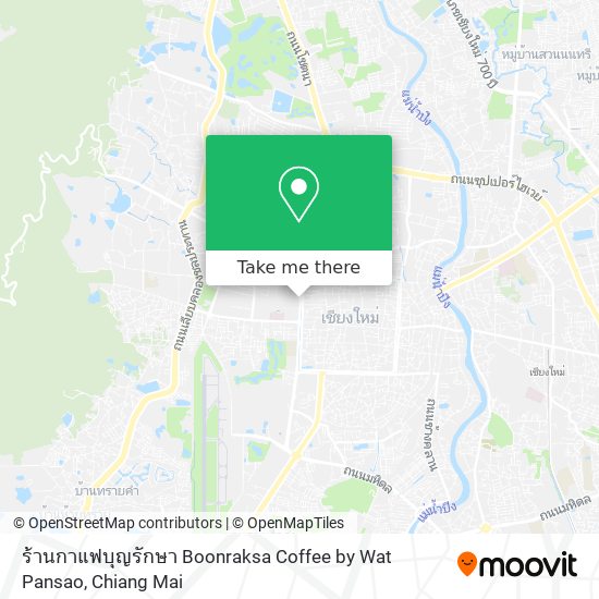 ร้านกาแฟบุญรักษา Boonraksa Coffee by Wat Pansao map