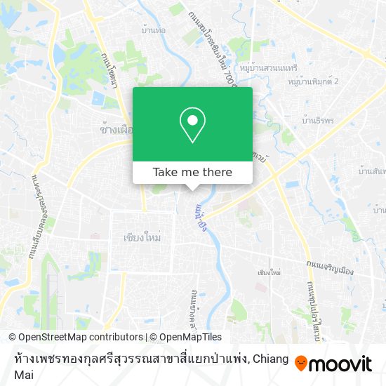ห้างเพชรทองกุลศรีสุวรรณสาขาสี่แยกป่าแพ่ง map