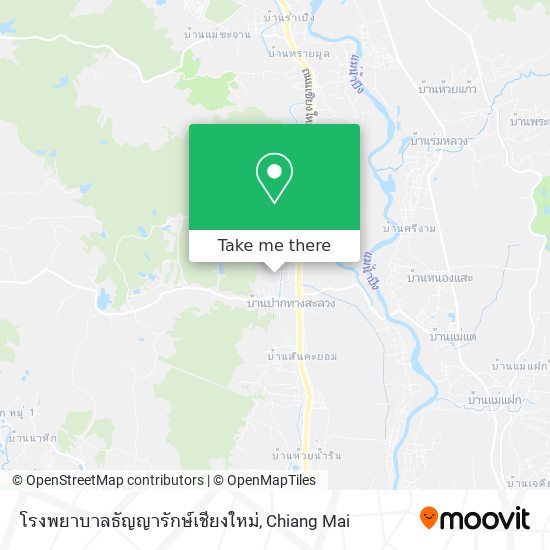 โรงพยาบาลธัญญารักษ์เชียงใหม่ map