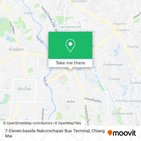 7-Eleven beside Nakornchaiair Bus Terminal map