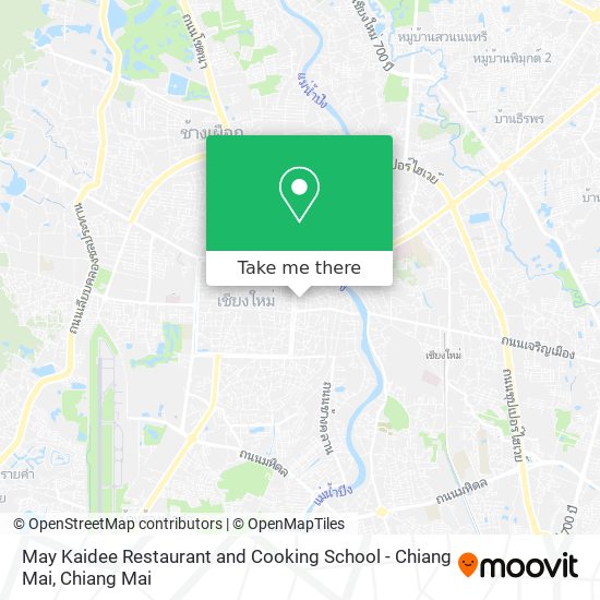 May Kaidee Restaurant and Cooking School - Chiang Mai map