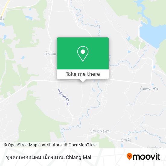 ทุ่งดอกคอสมอส เมืองแกน map