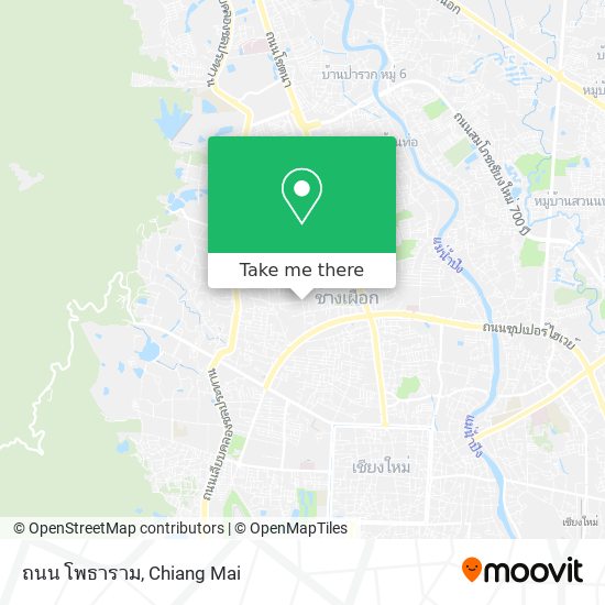 ถนน โพธาราม map