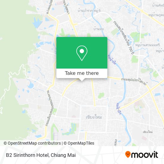 B2 Sirinthorn Hotel map