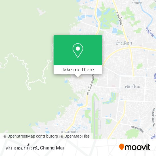 สนามฮอกกี้ มช. map