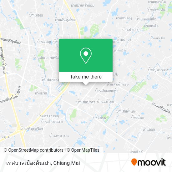 เทศบาลเมืองต้นเปา map