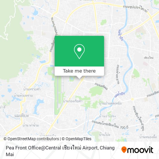 Pea Front Office@Central เชียงใหม่ Airport map