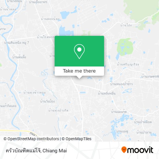 ครัวบัณฑิตแม่โจ้ map