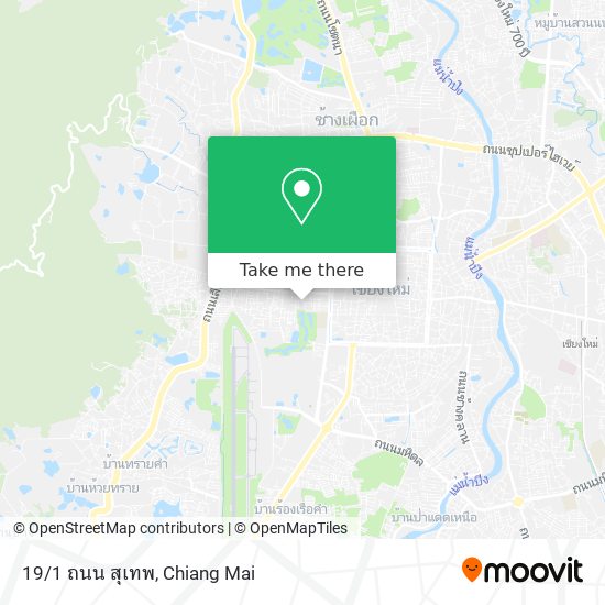 19/1 ถนน สุเทพ map