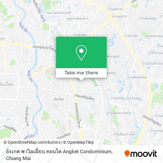 อังเกต พาวิลเลี่ยน คอนโด  Angket Condominium map